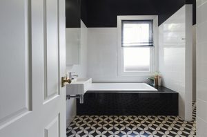 Pattern tile to enhance your bathrooms aesthetic!