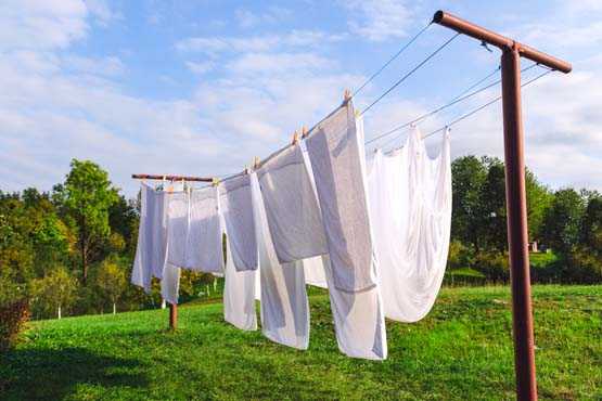 air drying clothing