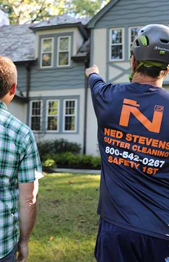About ned stevens gutter cleaning services