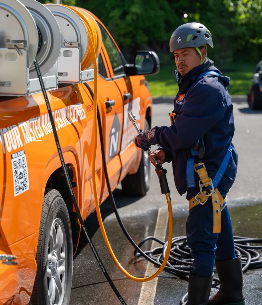 Residential pressure washing